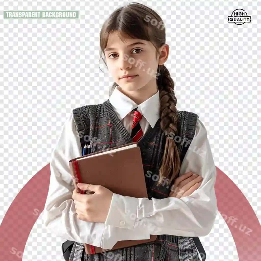 Bolalar guruh shaffof fonda o'quvchi maktab orqali | Children group studying transparent background back school