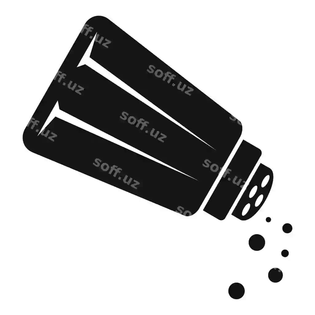 Pishirish tuzi ikonka, oddiy illustratsiya, pishirish tuzi vektor ikonka, veb | Cooking salt icon simple illustration cooking salt vector icon web