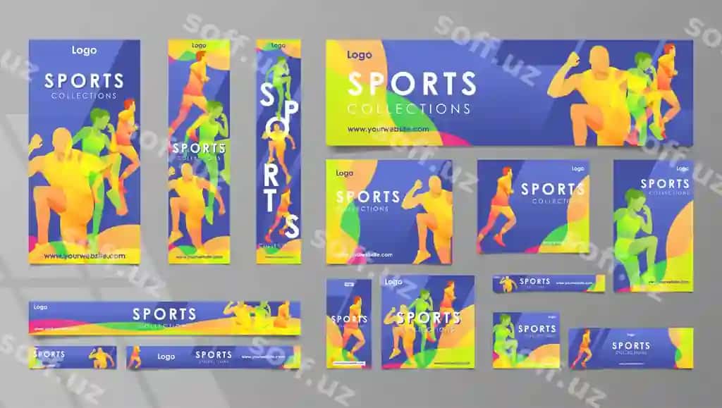 Banner sport attraktiv konsept bilan | Banner sport with atractive concept