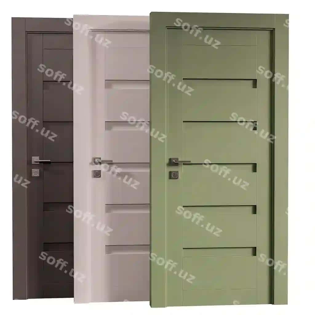 Uchta eshik turli xil ranglarda ko'rsatilgan | Three doors different colors are shown