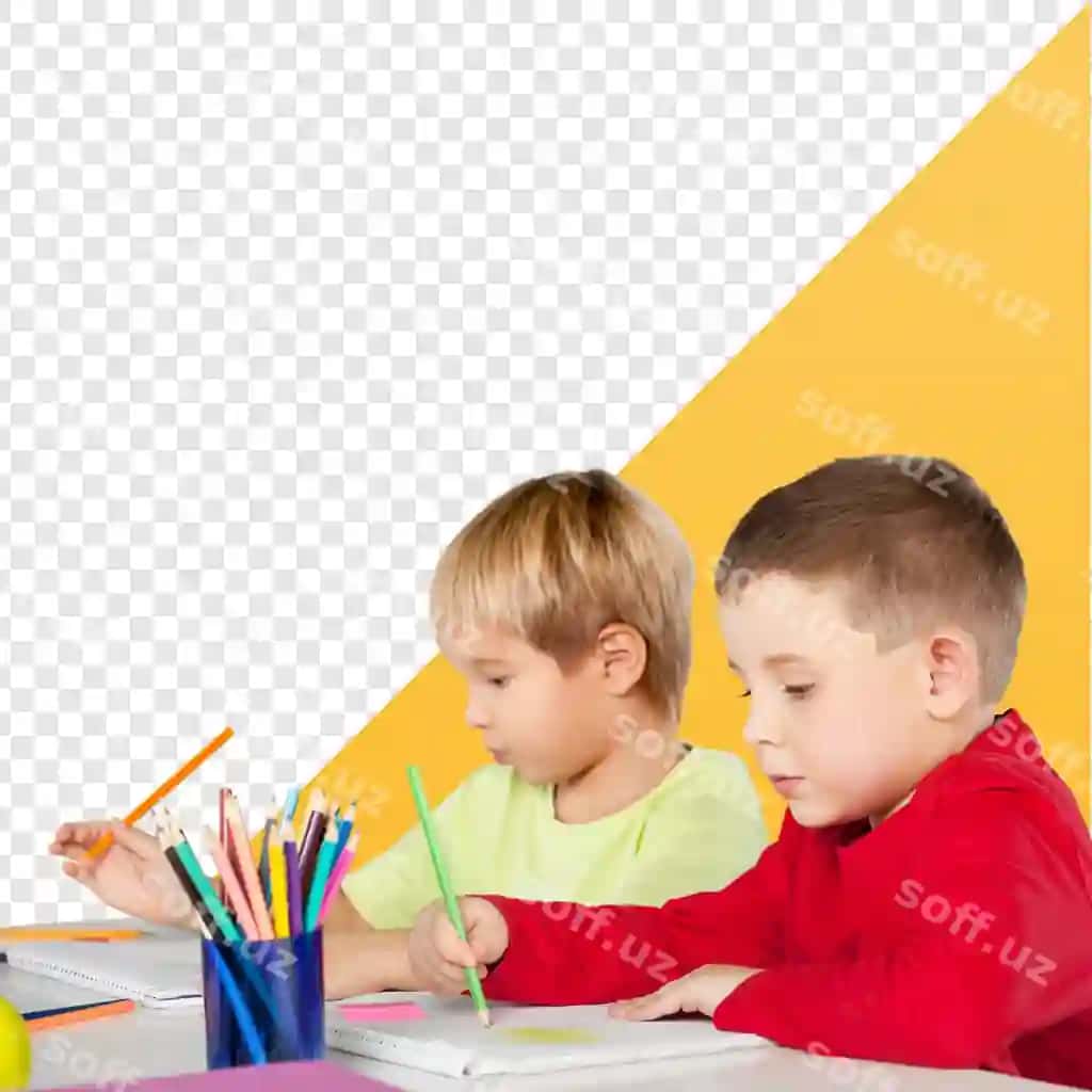 Bolalar birgalikda rasm chizishadi | Kids drawing together