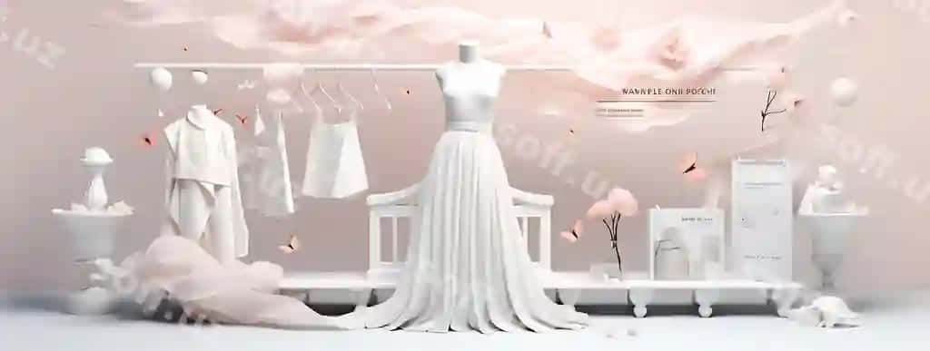 Yuqori moda uslubi baner dizayni yuqori rezolyutsiya ustalik ishlar jozibador vizual bilan | High fashion style banner design with highresolution masterpieces captivating visual