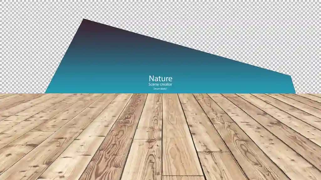 Yog'och taxta zamin taqdimoti kesish yo'li | Wood plank floor presentation clipping path
