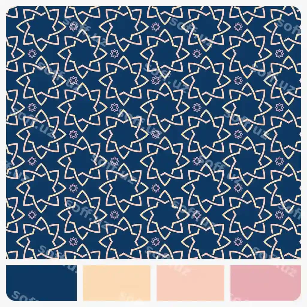 Vektor bofsiz geometric naqsh | Vector seamless geometric pattern