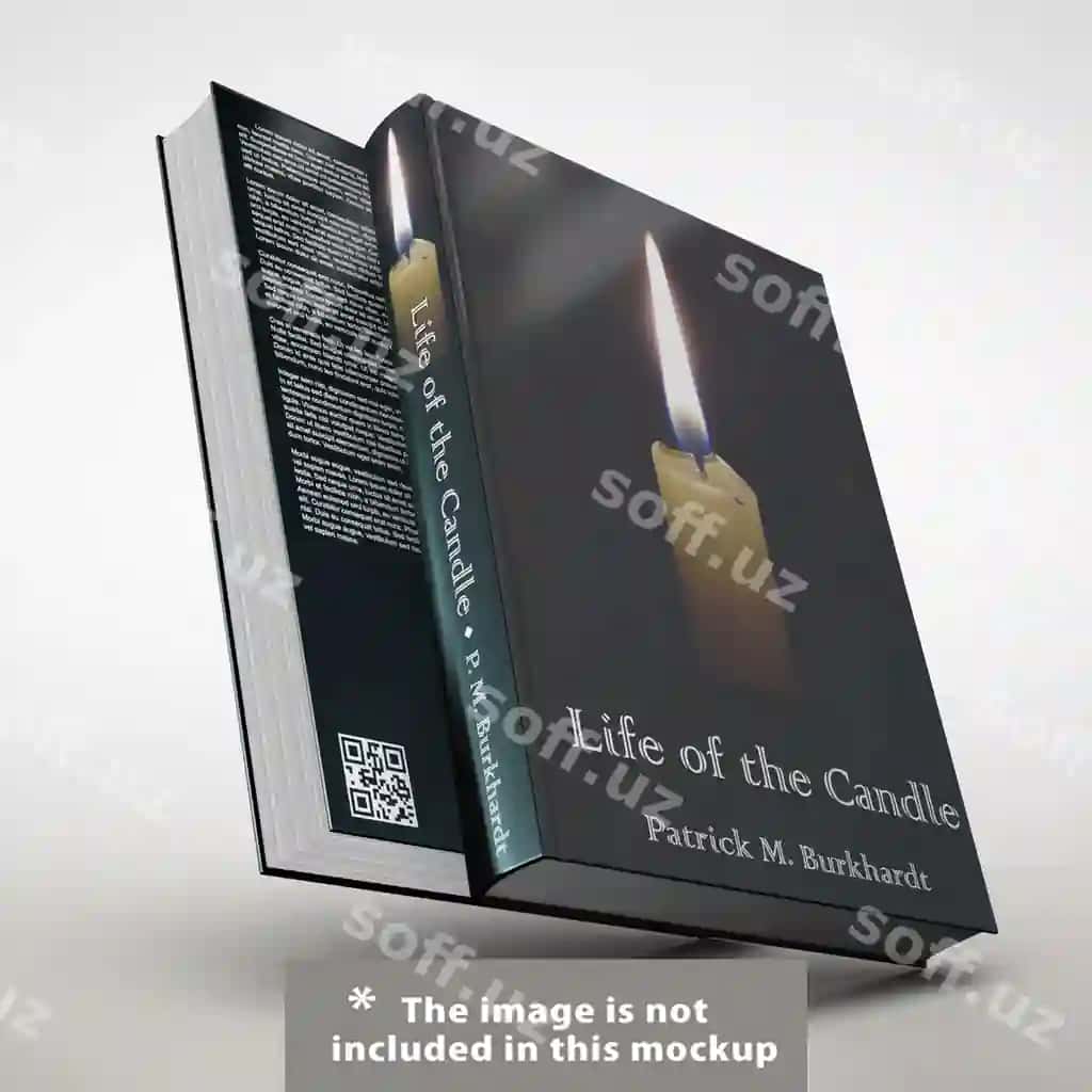 Haqiqiy kitob muqaddasi taqdimoti | Realistic book cover presentation