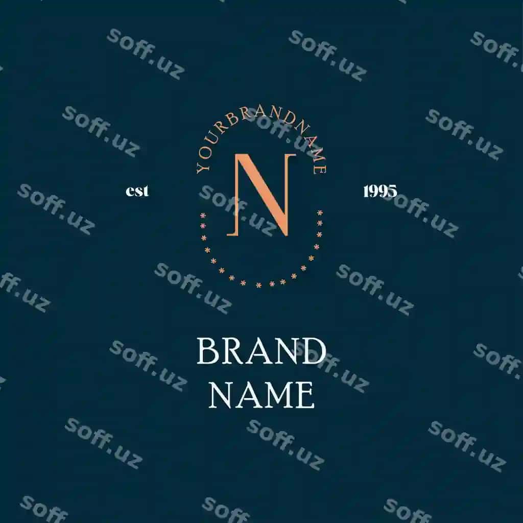 N oltin rangli hashamatli logotip | N gold luxury logo