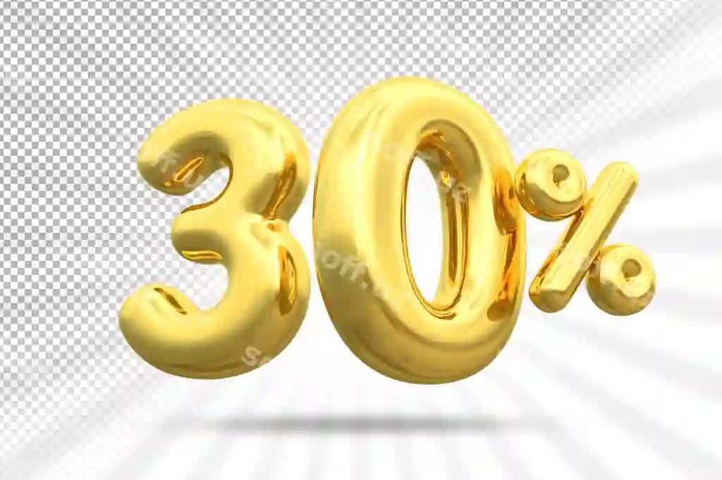 O'ttiz foiz raqam oltin hasharot | 30 percent number gold luxury