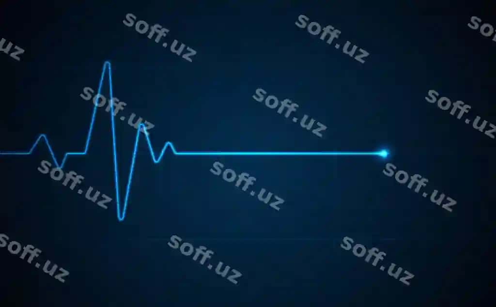 Favqulodda ekg kuzatish ko'k yorqin neon yurak puls yurak urishi | Emergency ekg monitoring blue glowing neon heart pulse heart beat