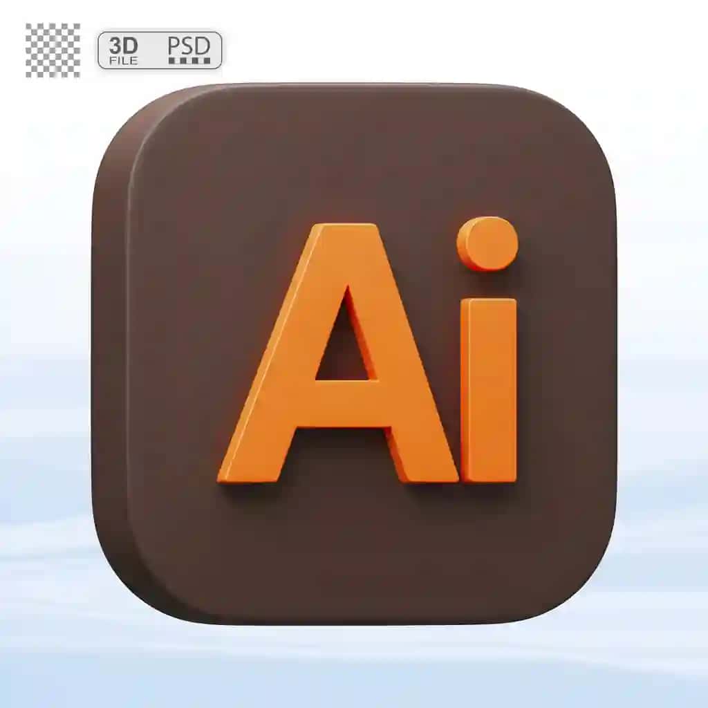 3D adobe illustrator belgisi | 3d adobe illustrator icon