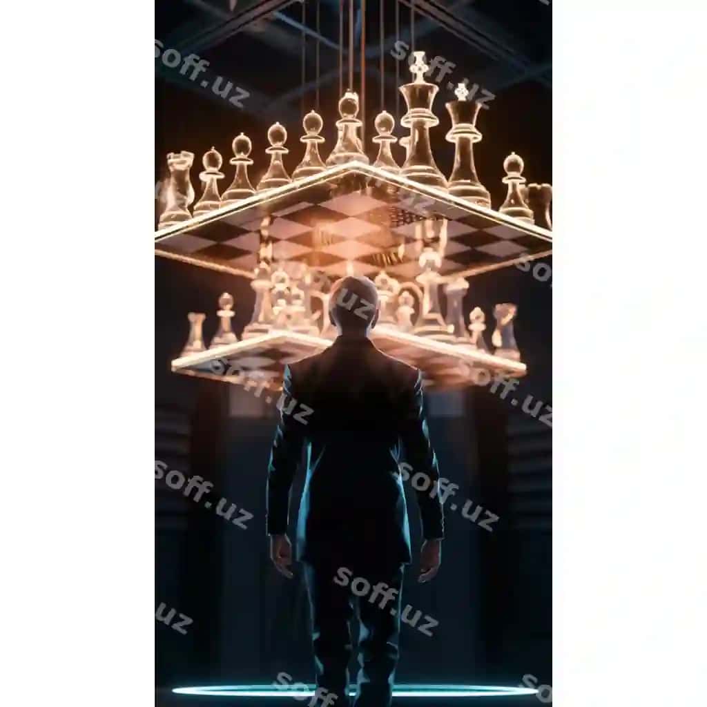 Man oldingi chandelierda turibdi, u Christ deb yozilgan. | Man stands front chandelier that says christ