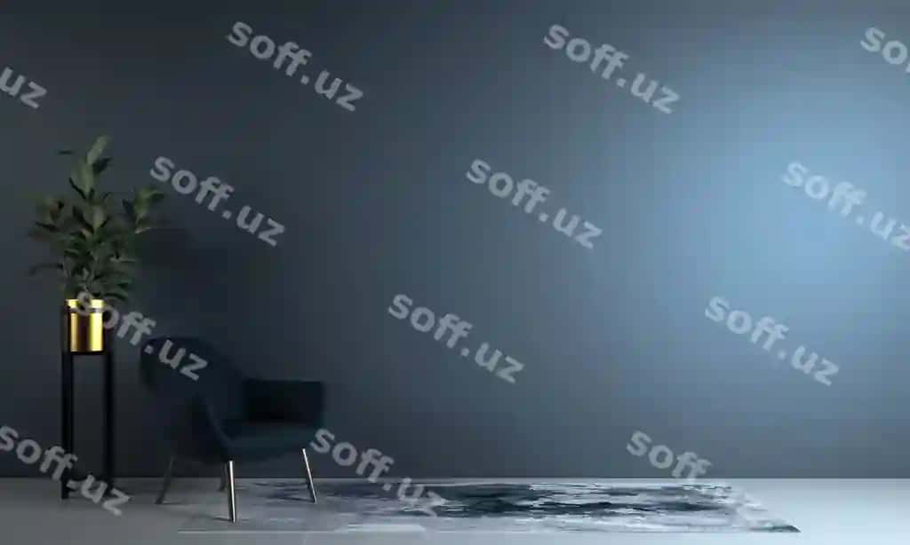 Minimal yashil devor teksturasi foni ichki dekoratsiyasi | Minimal living room bluewall texture background interior design