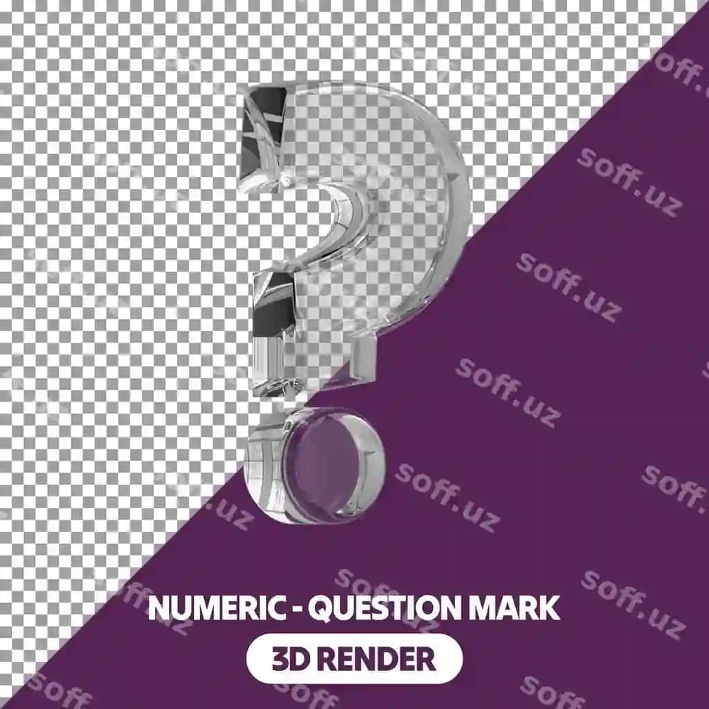 3d ayrılgan shisha uslubi render raqamli belgilar shaffof fonda | 3d isolated glass style render numeric signs transparent background