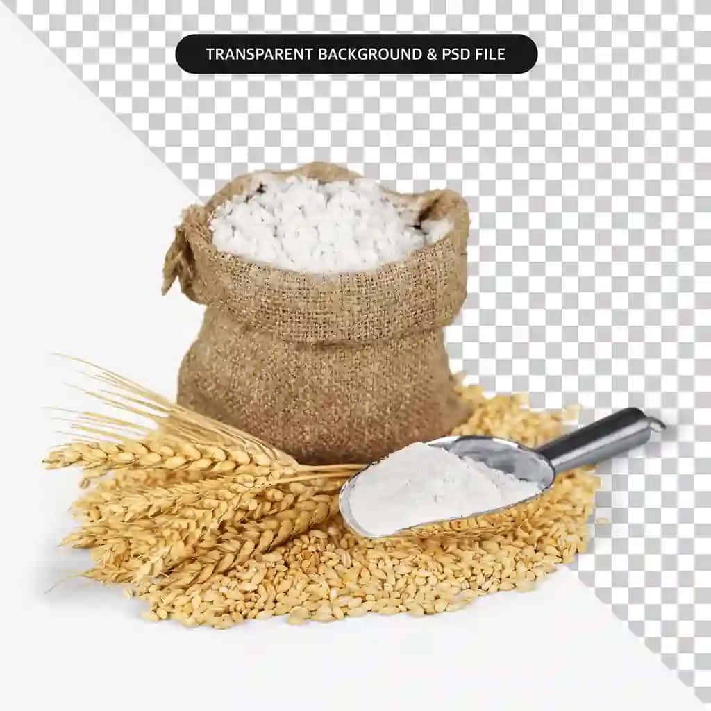 Bug'doy qoshiq bilan un qop | Flour sack with wheat scoop