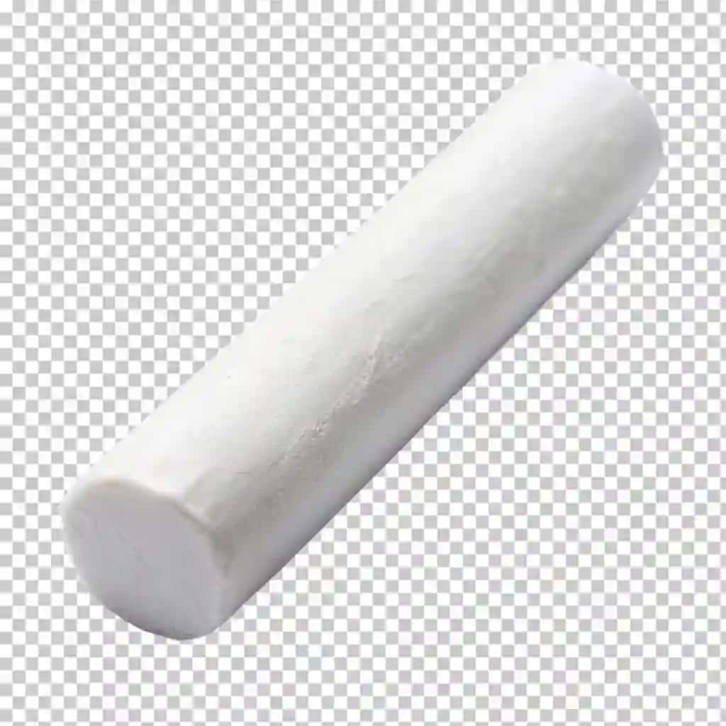 Oq bo'r izolyatsiya qilingan shaffof fon | White chalk isolated transparent background