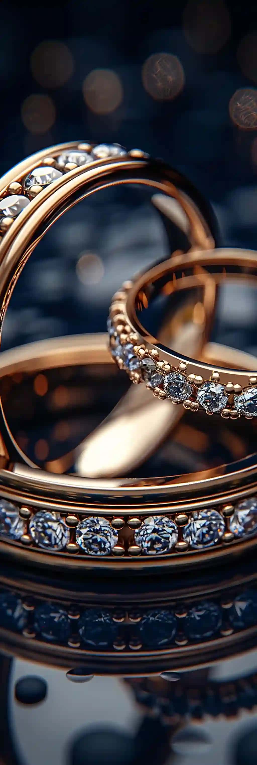 Foto realistik nikoh uzuklari | Photo realistic wedding rings