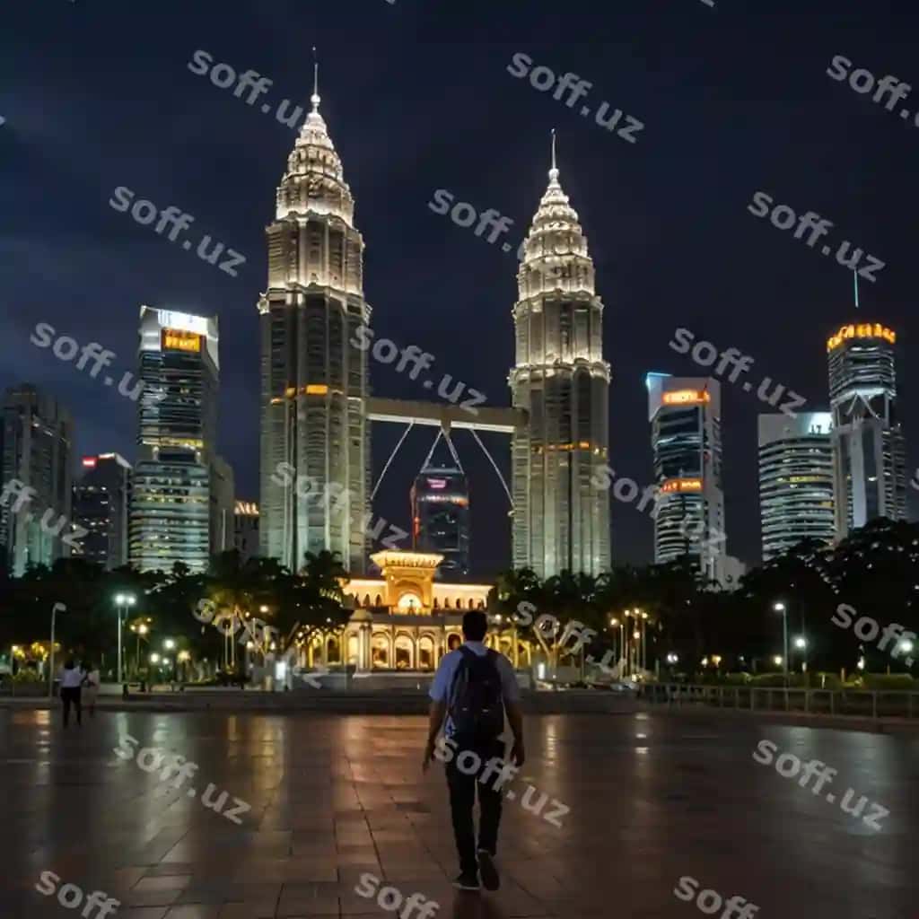 Kuala lumpur shahar silueti | Kuala lumpur skyline
