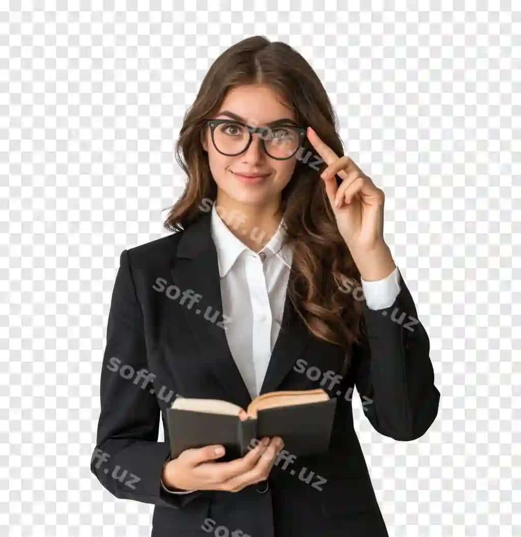 Markaziy Yevropa universiteti talabasi ayol shaffoflikni ko'rsatuvchi kostyumda | Central european university female student suit pointing transparency