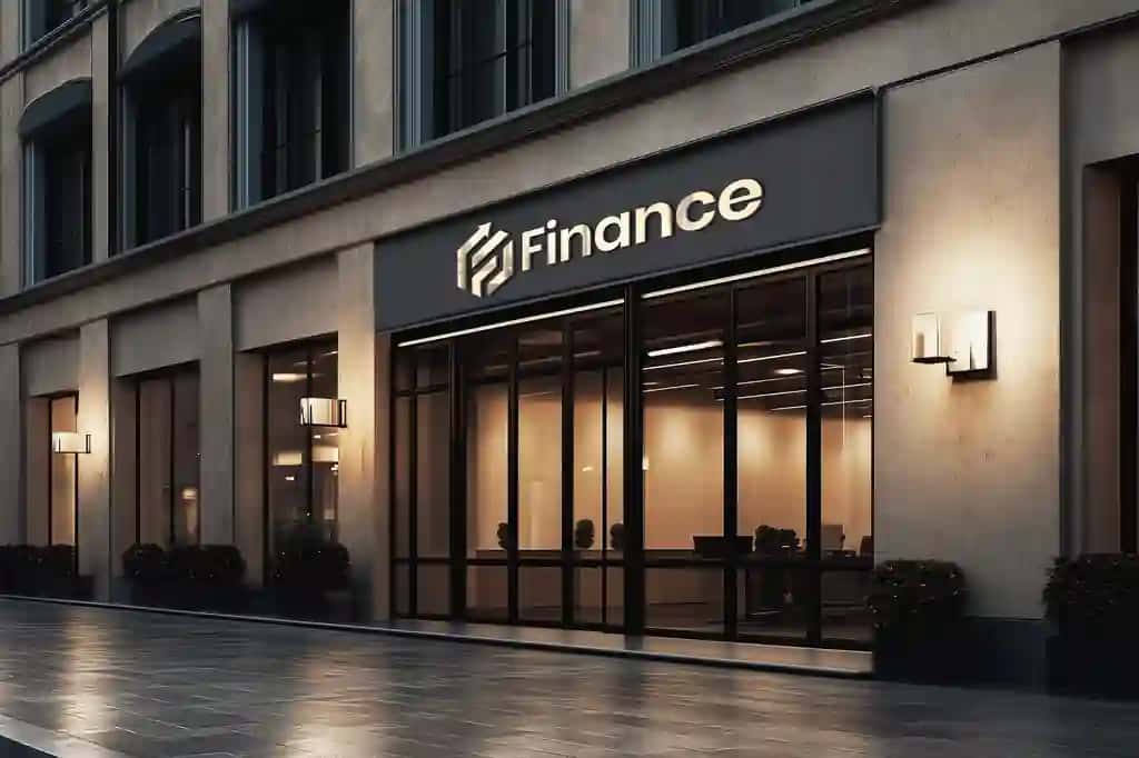 3D oltin fasad belgisi ofis logotipi maketi | 3d gold facade sign office logo mockup
