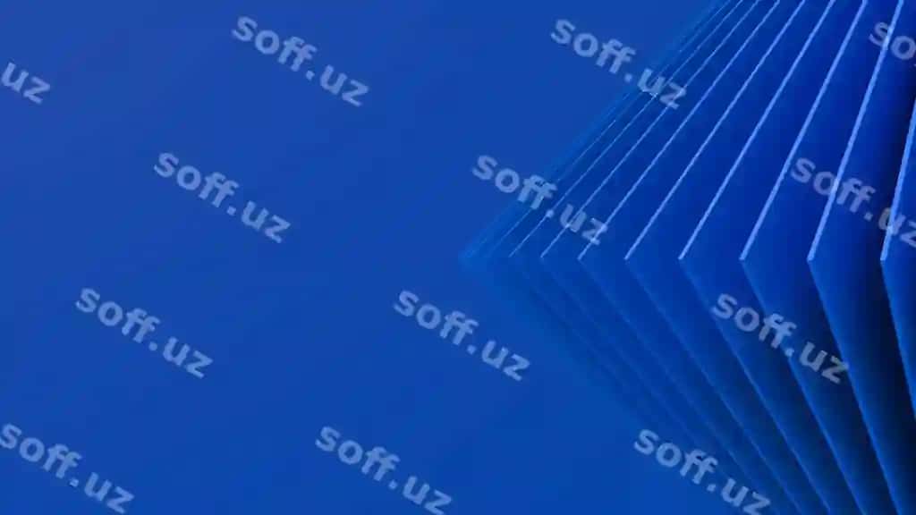 Moviy kvadratlar ko'k fon minimal mavhum rasm | Blue squares blue background minimal abstract illustration