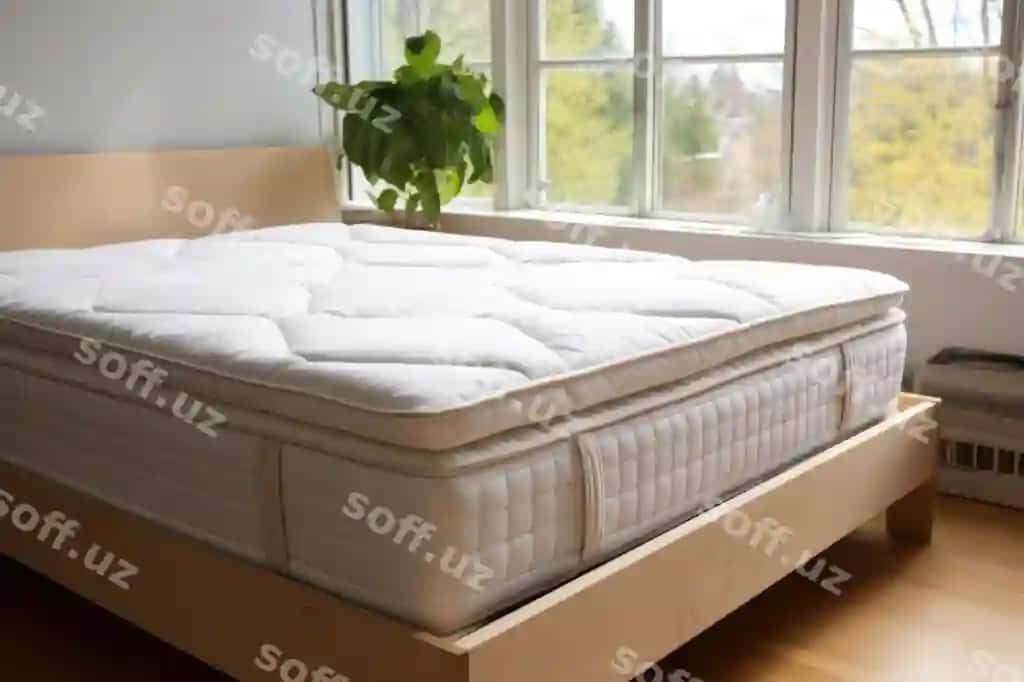 Organik matras qo'shimga namoyish etilgan platforma | Organic mattress topper showcased platform