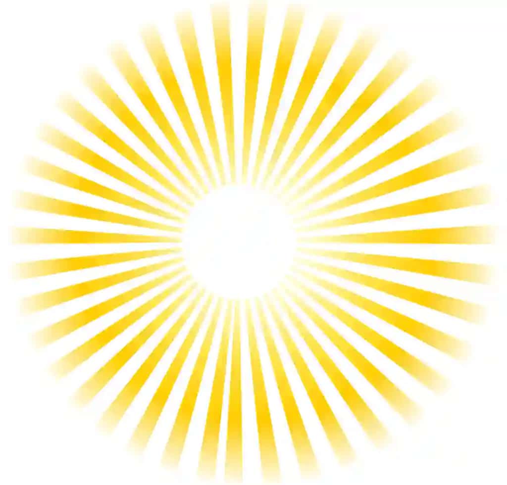Quyosh nurlari foni | Sunburst rays background