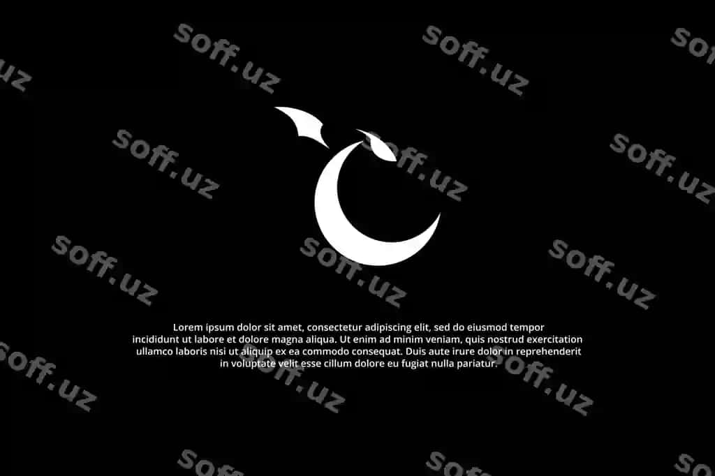 Dragon oy koini dizayni | Dragon moon logo design