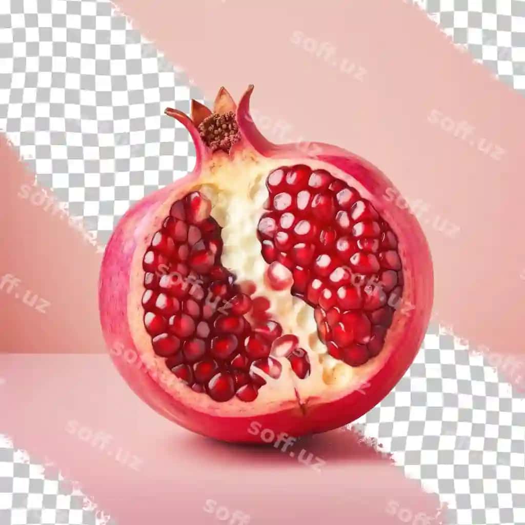Gırtmasi olingan anor | Pomegranate with bite taken out it 2