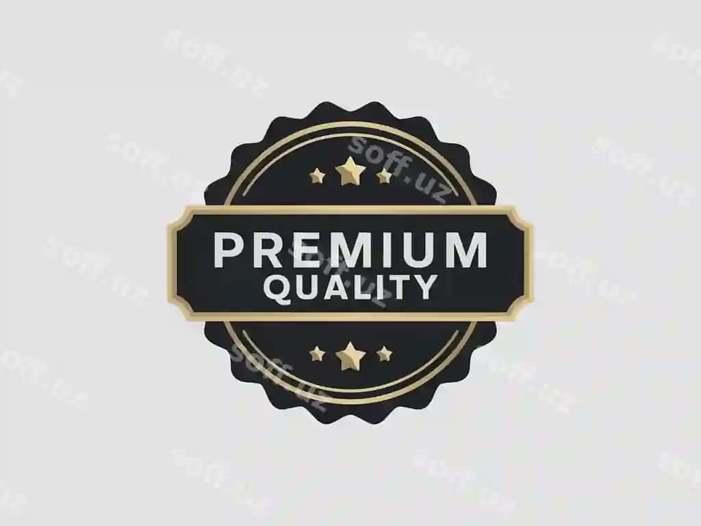 Qora oltin logotip oltin yulduzlar bilan | Black gold logo with gold stars it