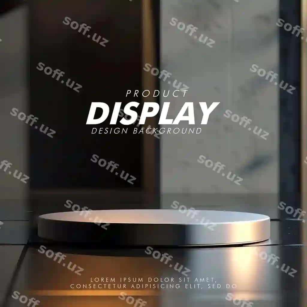 Kumush asosli mahsulot xususiyatlari | Display product features silver base
