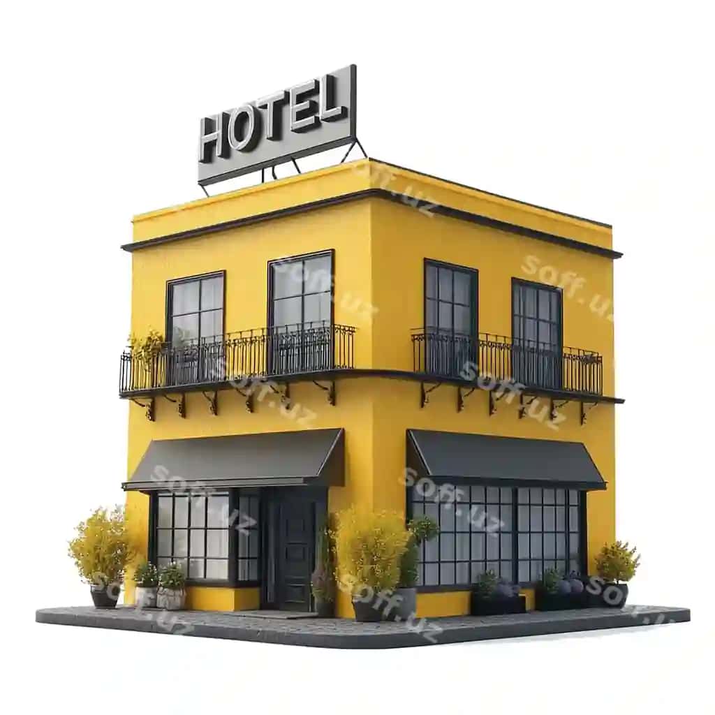 Shaffof orqa fonda mehmonxona | Transparent background hotel