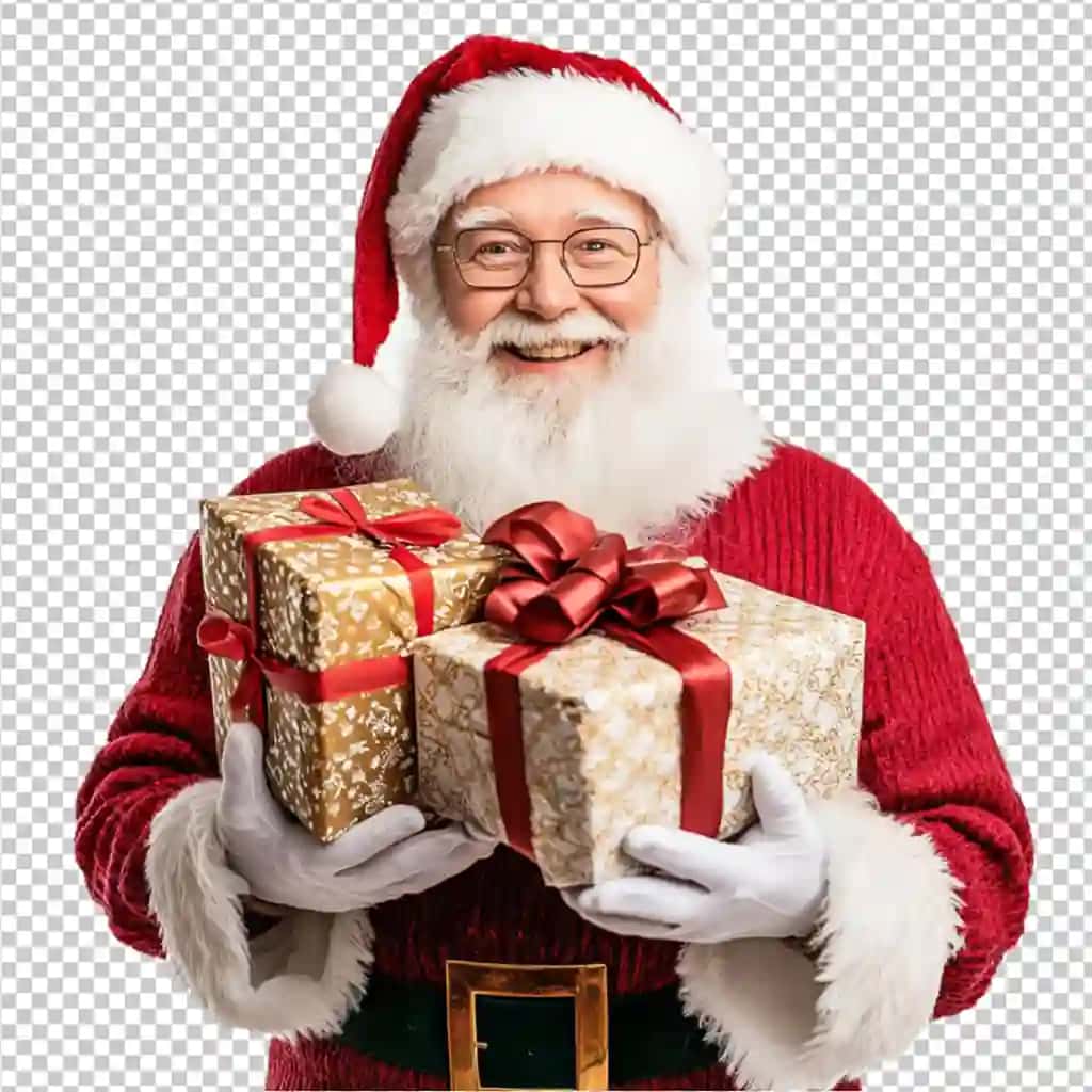 Santa Klaus sovg'alar bilan | Santa claus with gifts