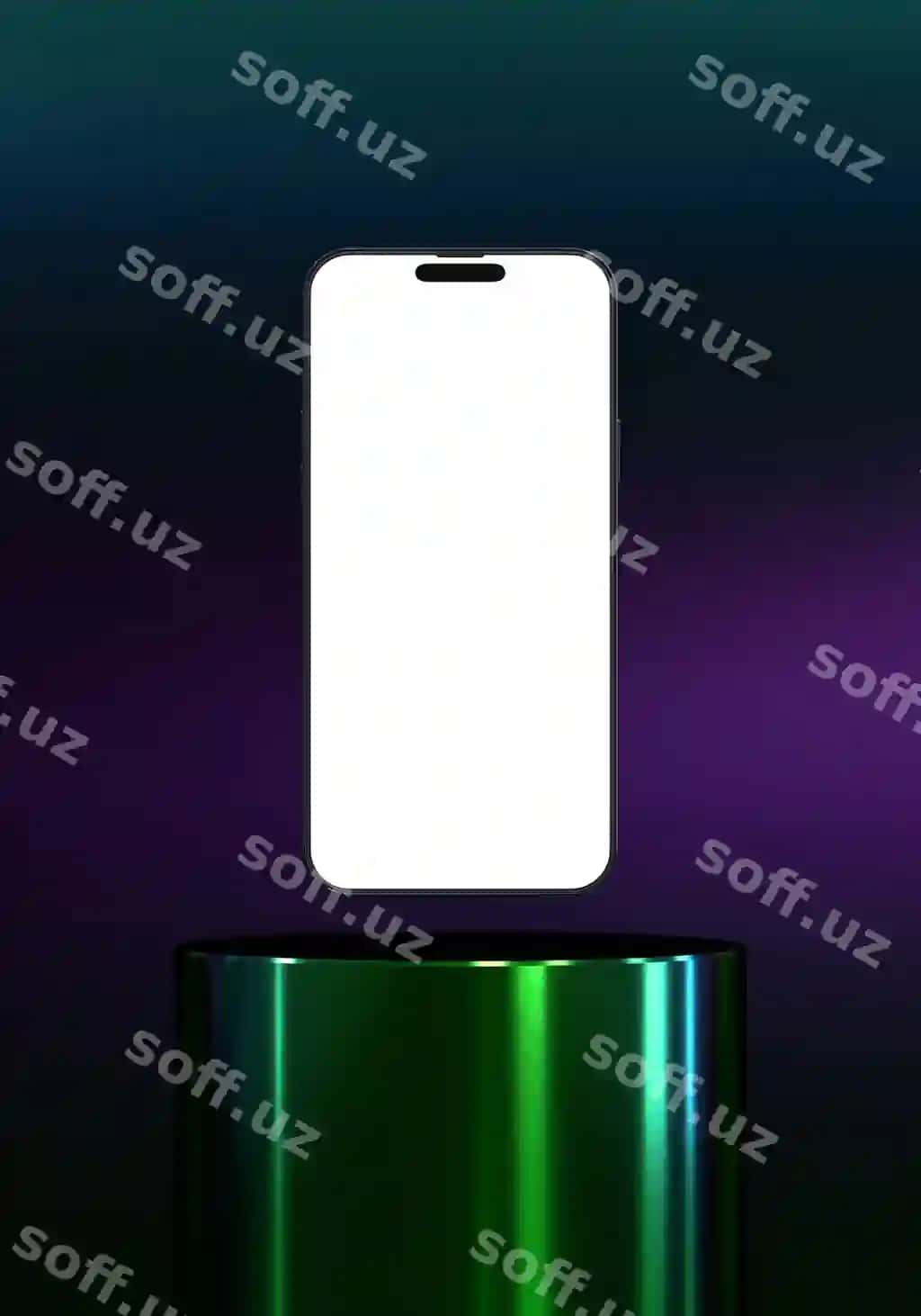 Ijtimoiy tarmoqlar posti uchun namuna qurulma | Social media post mockup device