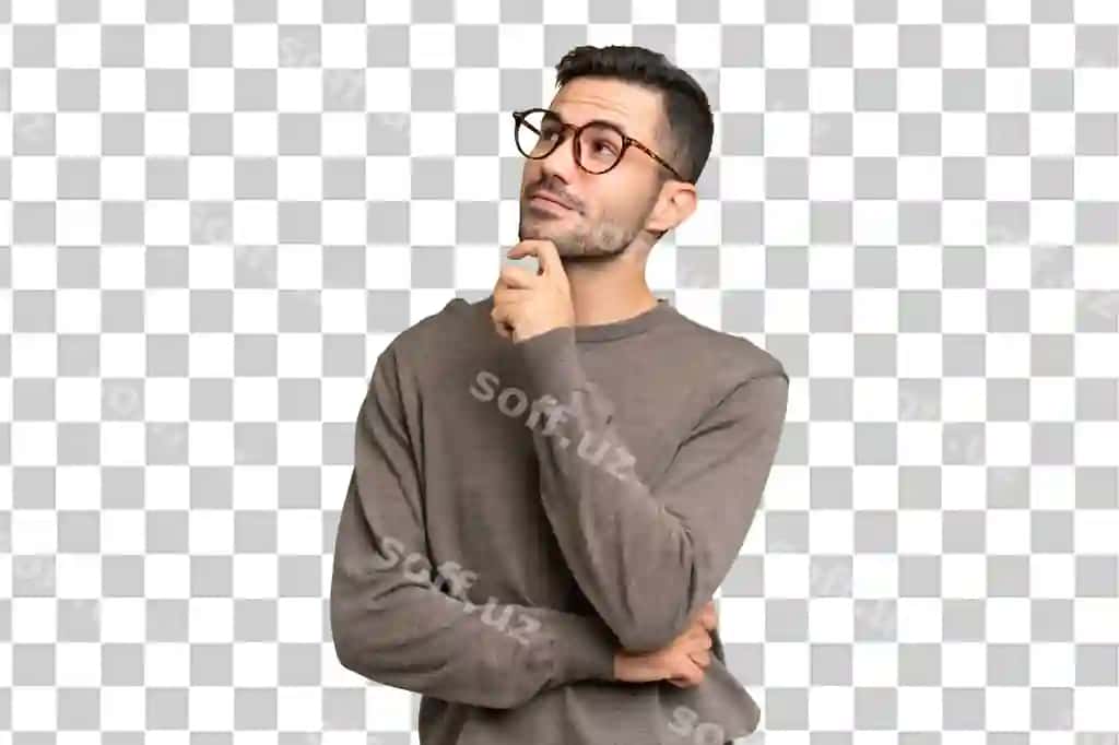 Yosh chiroyli kavkazlik erkak ajratilgan orqa fon ko'rib olayotgan | Young handsome caucasian man isolated background looking up