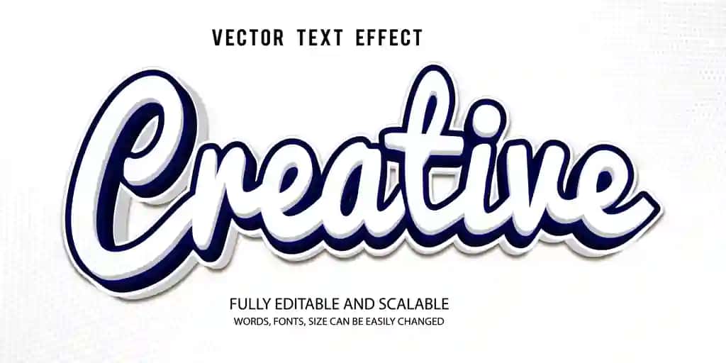 Yoqimli fonga ega ijodiy 3D tahrirlanadigan matn effekti vektori | Creative 3d editable text effect vector with cute background