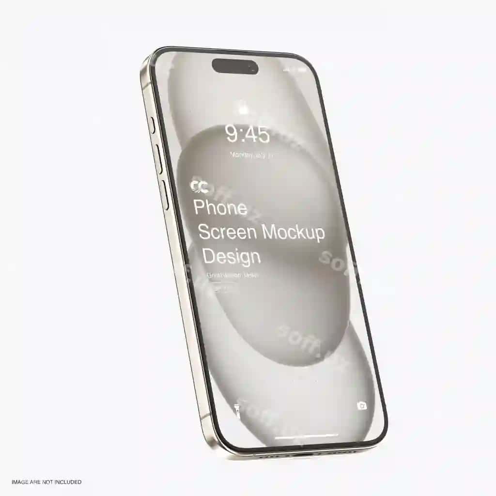 Suza akilliy telefon namunasi | Floating smartphone mockup