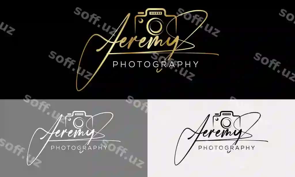 Kamera fotografiyasi logotip ikonka vektor shablon premium vektor | Camera photography logo icon vector template premium vector