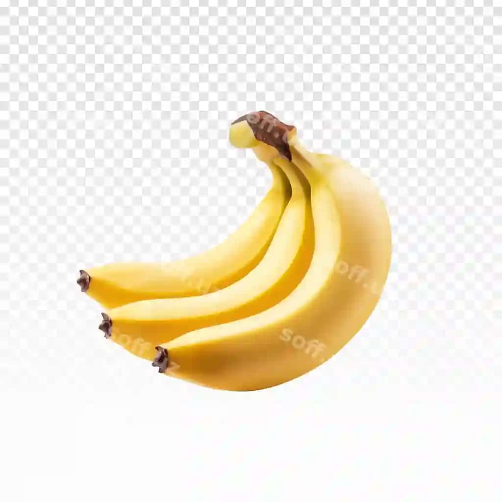 Bir dasta banan izolyatsiya qilingan shaffof fon png psd | Bunch bananas isolated transparent background png psd