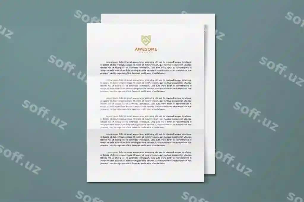 A4 varaq namunasi jild 1 | A4 paper mockup vol 1