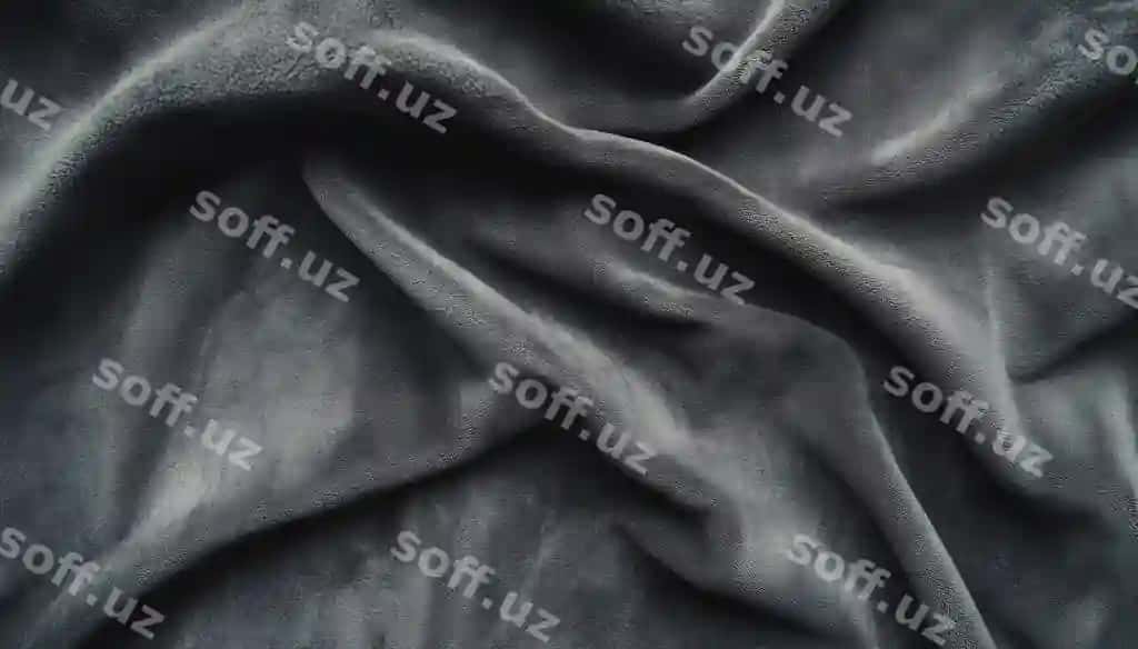Yaqin rasm qoraboz mato qirralar bilan | Closeup dark gray fabric with wrinkles