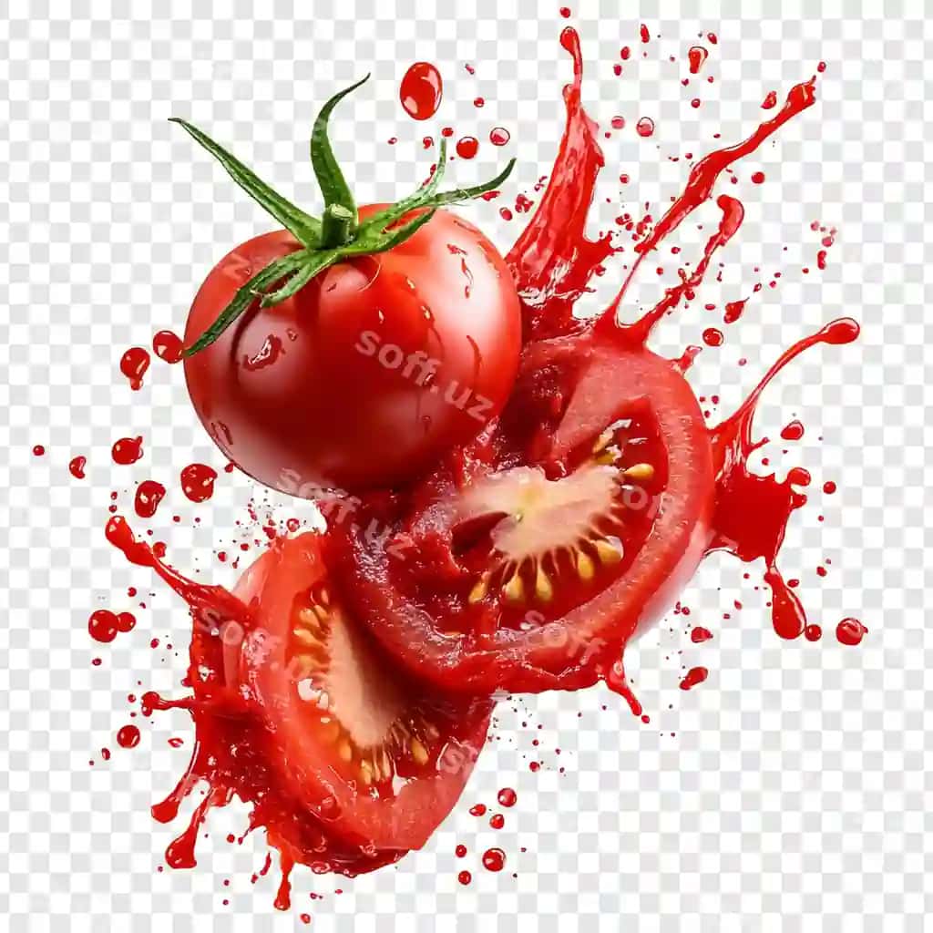 Yangi pomidorni to'kib tashlang | Splat fresh tomato