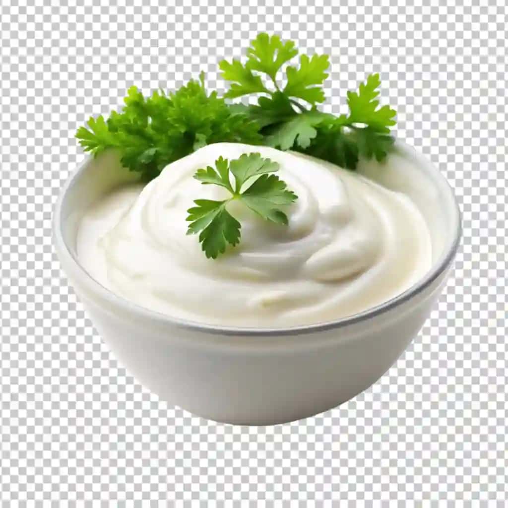 Petrushka bilan smetana | Sour cream with parsley