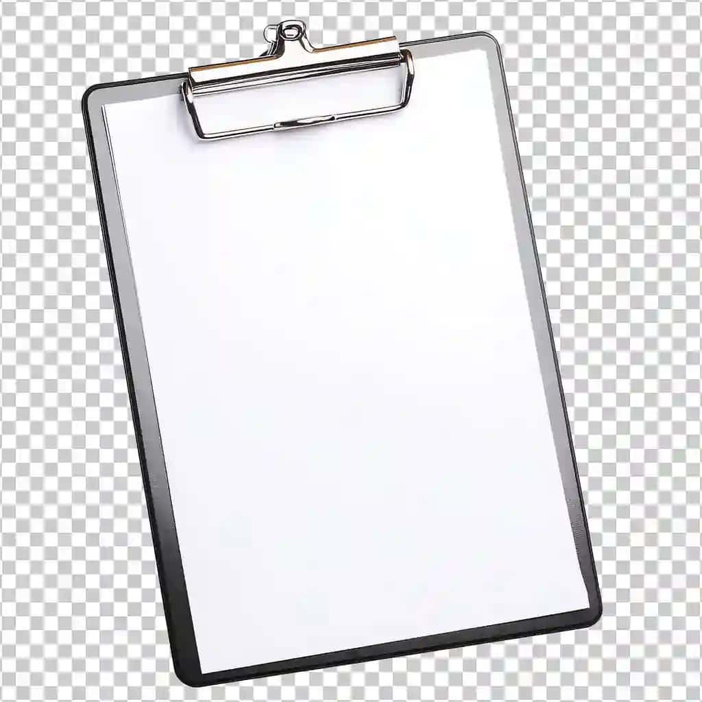 Bo'sh varaq tayyor qaydlar bilan almashish buferi | Clipboard with blank sheet ready notes