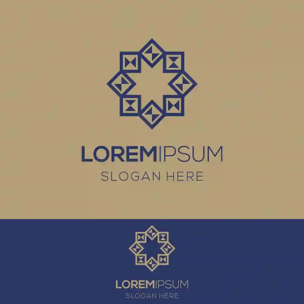 Islomiy arabcha bezak shaklidagi logotip dizayni | Designing logo form islamic arabic ornament
