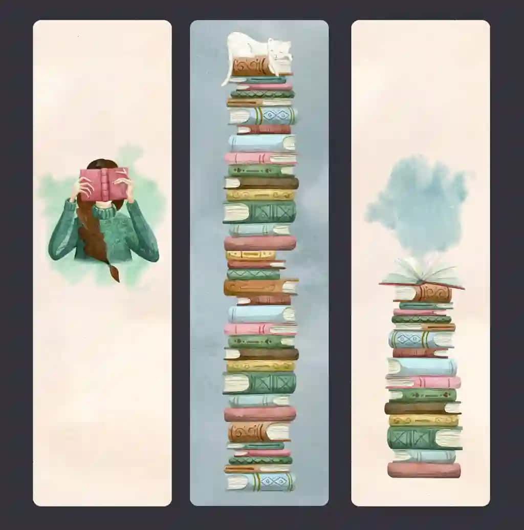 Dizayn xatcho'plarini o'rnating | Set designs bookmarks