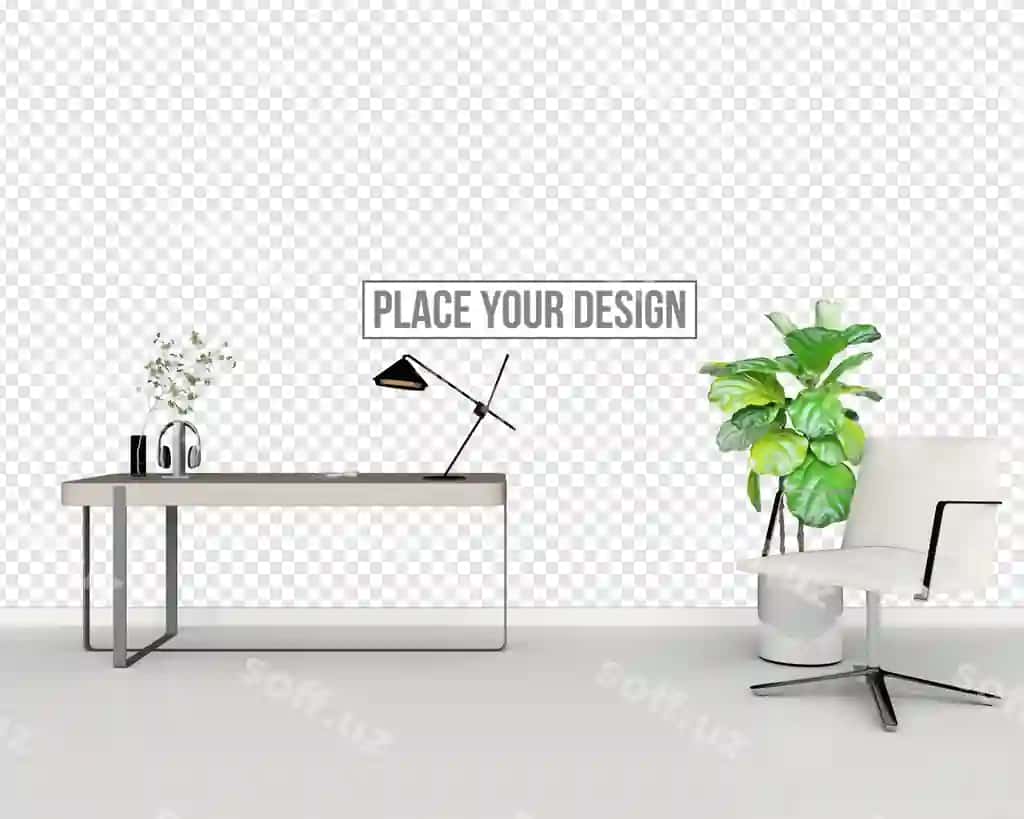Ofis uchun divan kreslo dekoratsiyasi komplekti | Set office sofa armchair decoration