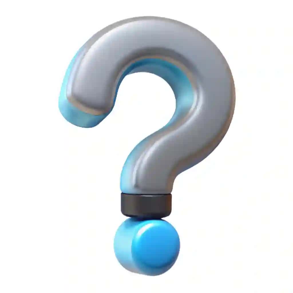 3D ko'rsatilgan savol belgisi ko'k kumush | 3d rendered question mark blue silver