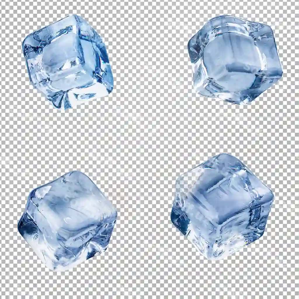 Psd guruh buz kub ajrang alpha qat | Psd set ice cubes isolated alpha layer 2