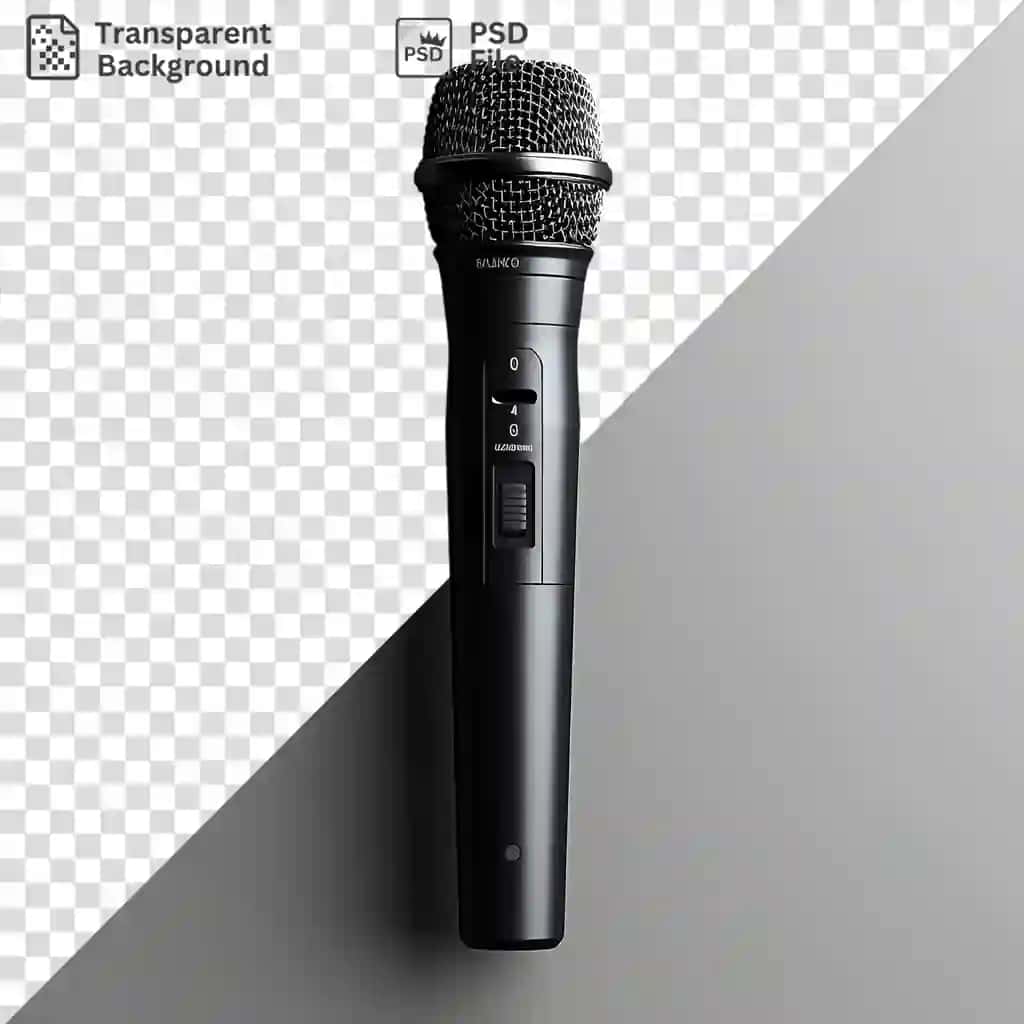 Psd rasm realistik fotografik opera xonandalari mikrofon kulrang | Psd picture realistic photographic opera singers microphone gray