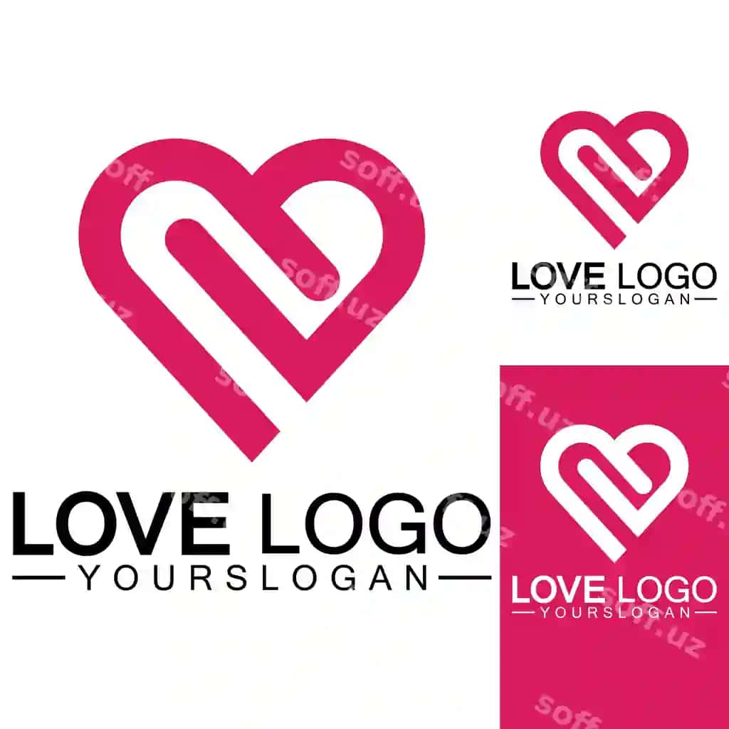Sevgi logotip dizayni vektor geometrik olov logotip vektor chiziq sevgi | Love logo design vectorgeometric hearth logo vector linear love