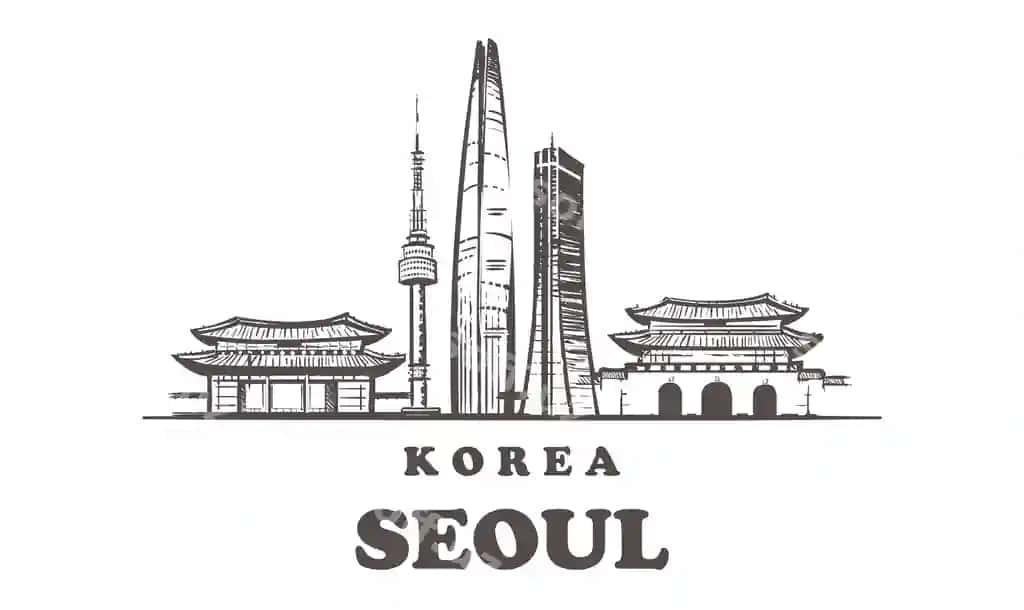 Koreyaning Seul shahar manzarasi | Seoul cityscape korea